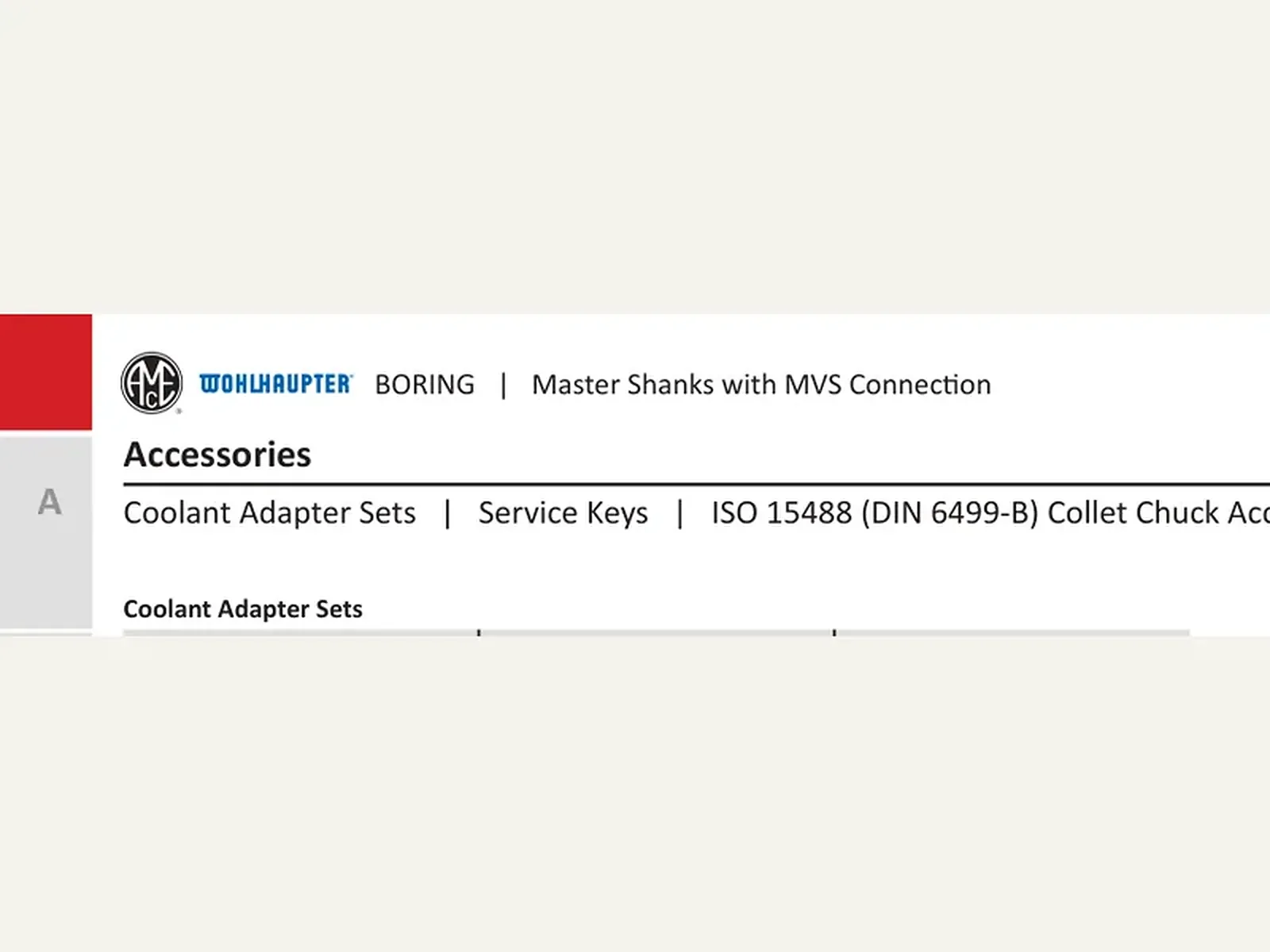 Хвостовики Master хвостовики / MVS
